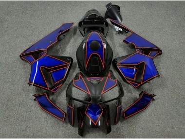 Blue and Red Turtle 2005-2006 Honda CBR600RR Fairings Factory