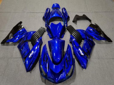 Blue Gloss 2006-2011 Kawasaki ZX14R Fairings Factory