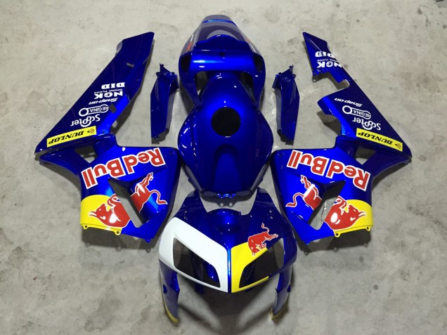 Blue Red Bull 2005-2006 Honda CBR600RR Fairings Factory