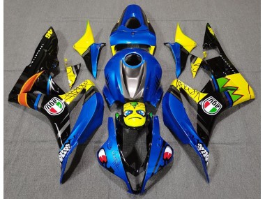 Blue Shark 2007-2008 Honda CBR600RR Fairings Factory