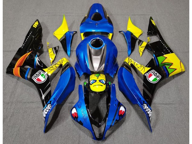 Blue Shark 2007-2008 Honda CBR600RR Fairings Factory