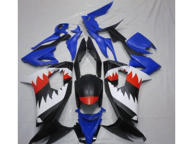 Blue Shark 2008-2010 Kawasaki ZX10R Fairings Factory