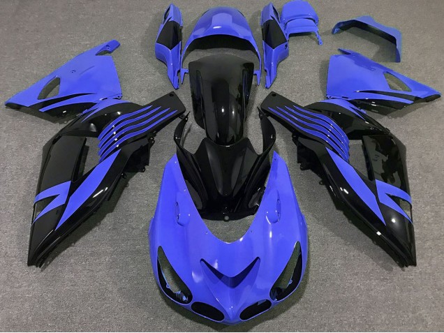 Bright Blue 2006-2011 Kawasaki ZX14R Fairings Factory