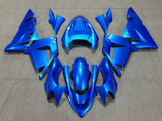 Bright Blue Pearl 2004-2005 Kawasaki ZX10R Fairings Factory