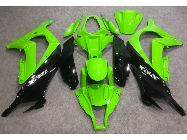 Bright Green & Green R 2016-2019 Kawasaki ZX10R Fairings Factory