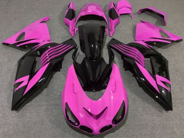 Bright Pink 2006-2011 Kawasaki ZX14R Fairings Factory