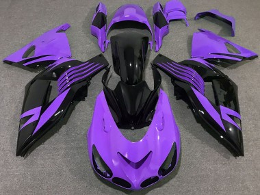 Bright Purple 2006-2011 Kawasaki ZX14R Fairings Factory