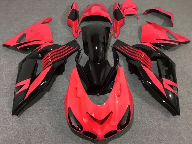 Bright Red 2006-2011 Kawasaki ZX14R Fairings Factory