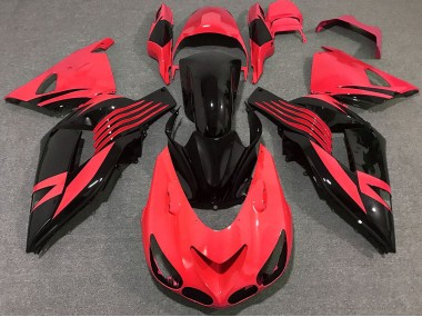 Bright Red 2006-2011 Kawasaki ZX14R Fairings Factory