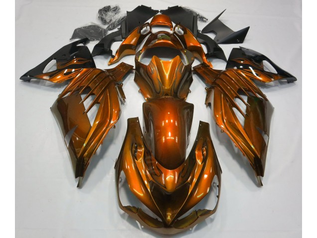 Burnt Orange Gloss 2012-2019 Kawasaki ZX14R Fairings Factory