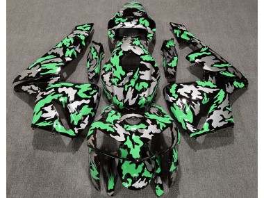 Camo & LIGHT GREEN 2005-2006 Honda CBR600RR Fairings Factory