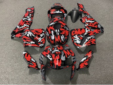 Camo & RED 2005-2006 Honda CBR600RR Fairings Factory