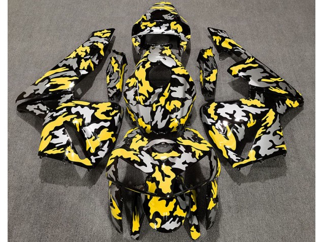 Camo & YELLOW 2005-2006 Honda CBR600RR Fairings Factory