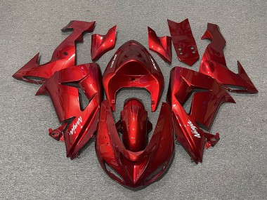 Candy Red 2006-2007 Kawasaki ZX10R Fairings Factory