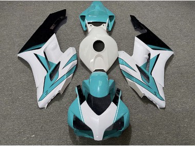 Cyan White and Black Gloss 2004-2005 Honda CBR1000RR Fairings Factory