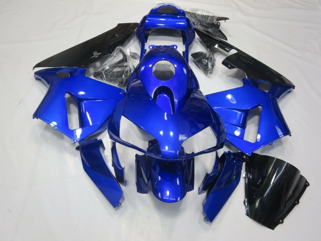 Deep Blue 2003-2004 Honda CBR600RR Fairings Factory