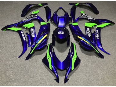 Deep Blue Trickstar 2016-2019 Kawasaki ZX10R Fairings Factory