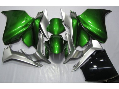 Deep Green and Silver 2010-2013 Honda VFR1200 Fairings Factory