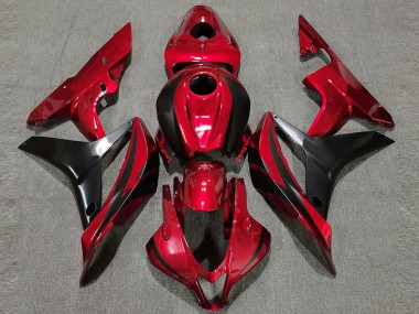 Deep Red OEM Style 2007-2008 Honda CBR600RR Fairings Factory