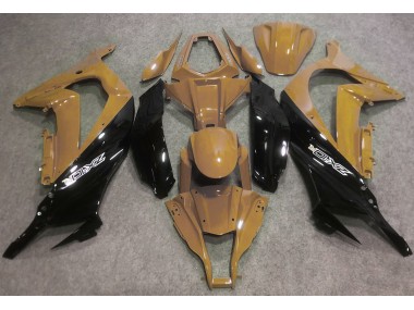 Desert Tan and Black 2016-2019 Kawasaki ZX10R Fairings Factory