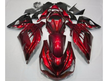 Fire Red Gloss 2012-2019 Kawasaki ZX14R Fairings Factory