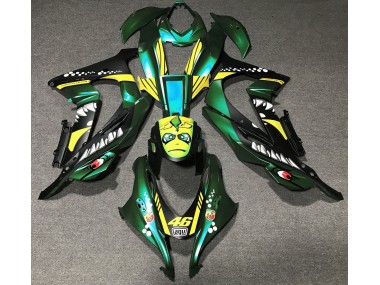 Forest Green Shark 2016-2019 Kawasaki ZX10R Fairings Factory