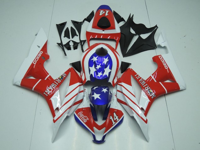 Geico 14 2007-2008 Honda CBR600RR Fairings Factory