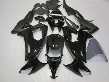 Gloss Black 2008-2010 Kawasaki ZX10R Fairings Factory