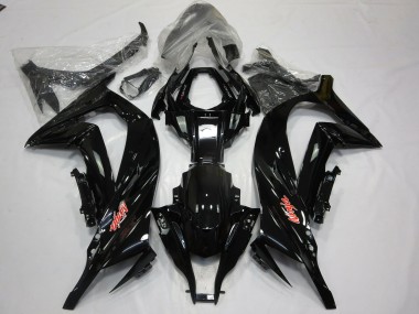 Gloss Black Red 2011-2015 Kawasaki ZX10R Fairings Factory