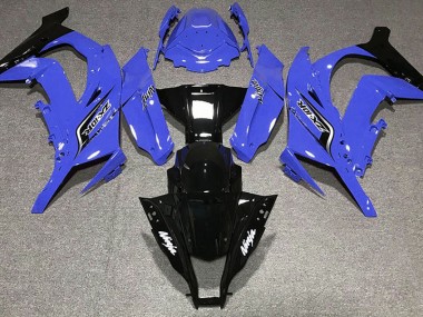 Gloss Blue & Logos 2011-2015 Kawasaki ZX10R Fairings Factory