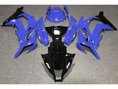 Gloss Blue & Logos 2011-2015 Kawasaki ZX10R Fairings Factory