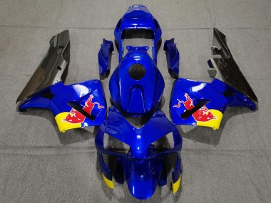 Gloss Blue Red Bull 2003-2004 Honda CBR600RR Fairings Factory