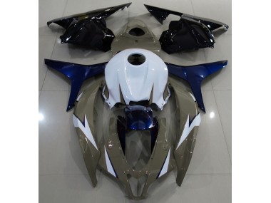 Gloss Brown and Blue 2009-2012 Honda CBR600RR Fairings Factory