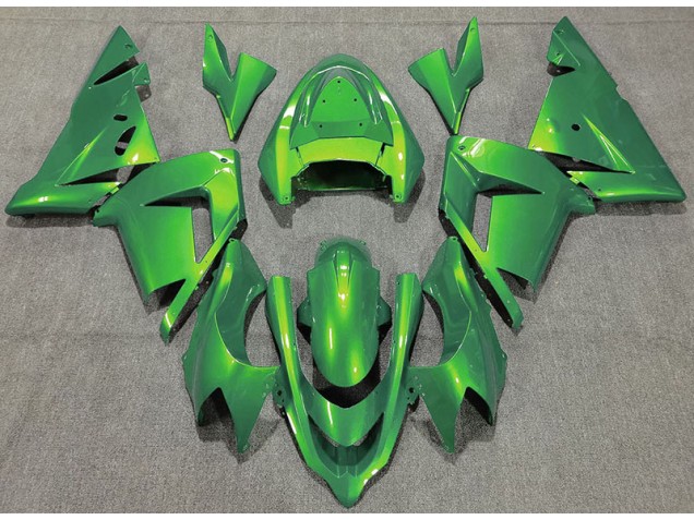 Gloss Green 2004-2005 Kawasaki ZX10R Fairings Factory