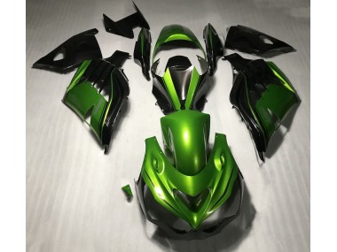 Gloss Green and Black 2012-2019 Kawasaki ZX14R Fairings Factory