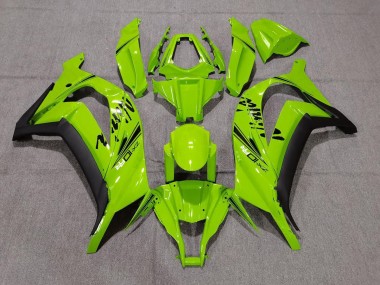 Gloss Green & Black 2011-2015 Kawasaki ZX10R Fairings Factory