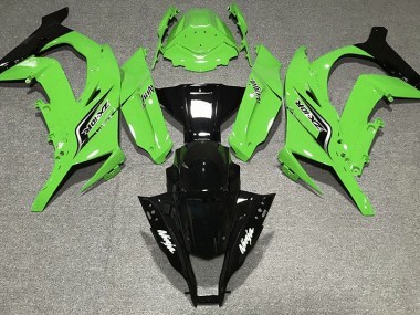 Gloss Green & Logos 2011-2015 Kawasaki ZX10R Fairings Factory