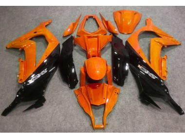 Gloss Orange and Black 2016-2019 Kawasaki ZX10R Fairings Factory