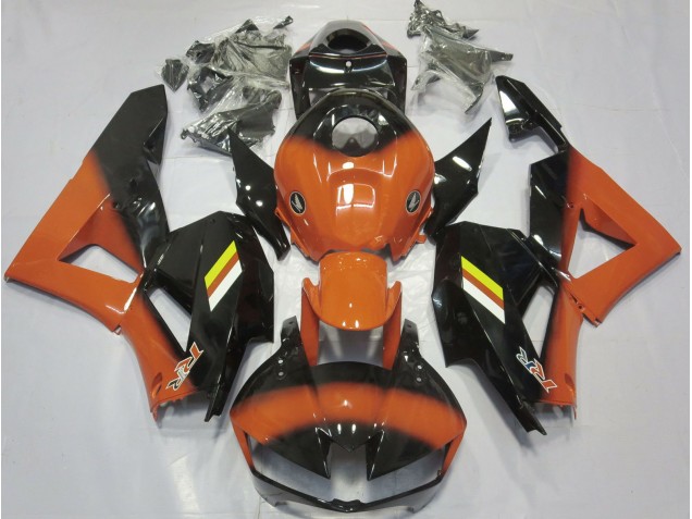 Gloss Orange and Black Fade 2013-2020 Honda CBR600RR Fairings Factory