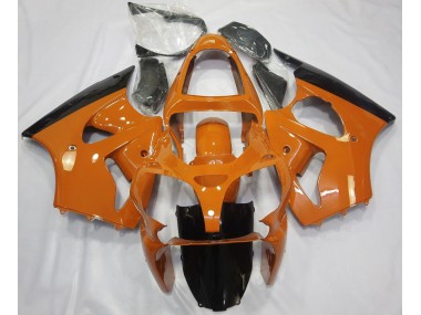 Gloss Orange & Black 2000-2002 Kawasaki ZX6R Fairings Factory