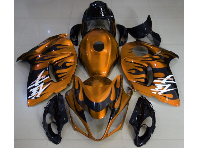 Gloss Orange & Black 2008-2019 Suzuki GSXR 1300 Fairings Factory