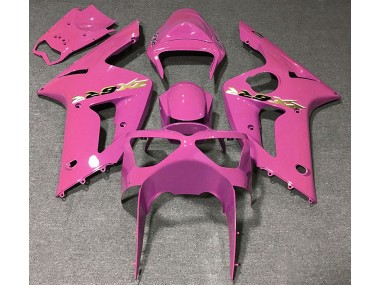 Gloss Pink 2003-2004 Kawasaki ZX6R Fairings Factory