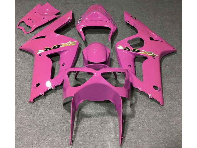 Gloss Pink 2003-2004 Kawasaki ZX6R Fairings Factory