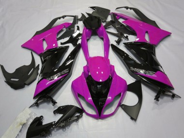 Gloss Pink and Black 2009-2012 Kawasaki ZX6R Fairings Factory