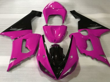 Gloss Pink & Black 2005-2006 Kawasaki ZX6R Fairings Factory