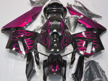 Gloss Pink Flame 2005-2006 Honda CBR600RR Fairings Factory