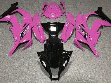 Gloss Pink & Logos 2011-2015 Kawasaki ZX10R Fairings Factory