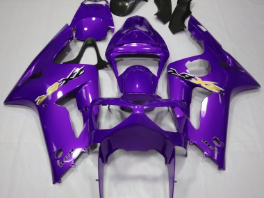 Gloss Purple 2003-2004 Kawasaki ZX6R Fairings Factory