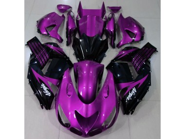 Gloss Purple and Black 2006-2011 Kawasaki ZX14R Fairings Factory