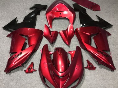 Gloss Red 2006-2007 Kawasaki ZX10R Fairings Factory